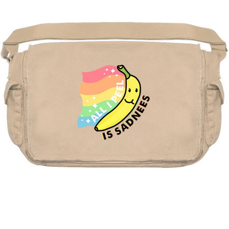 Banana Peel Sadness Cute Sad Fruit Punny Existential Dread tiny thumbnail