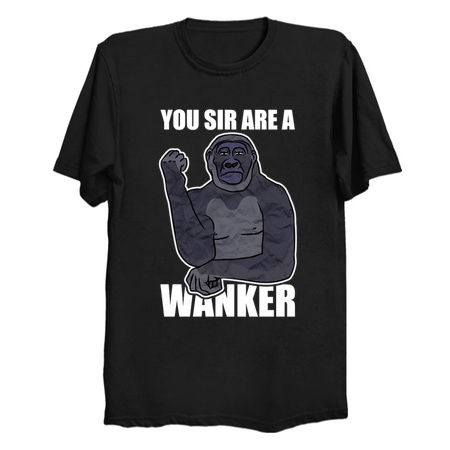 You Sir Are Wanker Smug Gorilla Animal Curses Meme tiny thumbnail