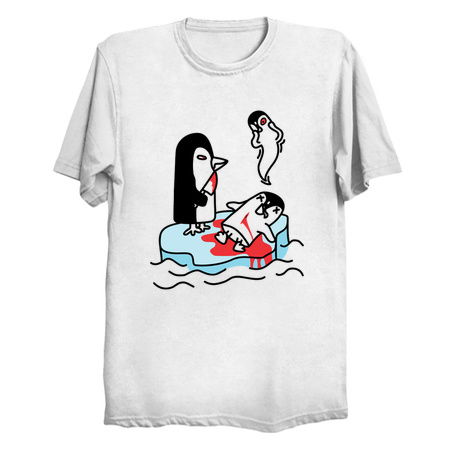 Mad Penguin Killer Iceberg Blood Simple Doodle tiny thumbnail