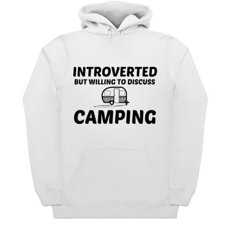 CAMPING INTROVERTED BUT WILLING TO DISCUSS tiny thumbnail