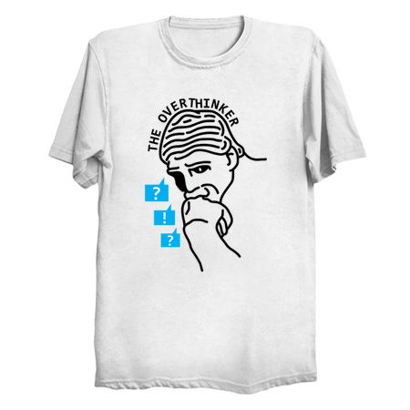 The Overthinker Doodle The Thinking Man Greek Statue Aesthetic tiny thumbnail