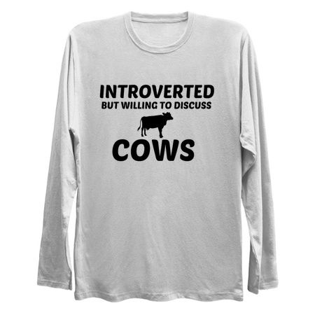 COWS INTROVERTED BUT WILLING TO DISCUSS tiny thumbnail