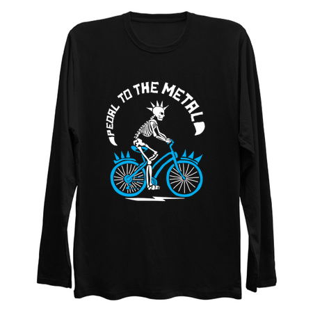 Pedal To The Metal Skeleton Bicycle Rider Cyclist tiny thumbnail