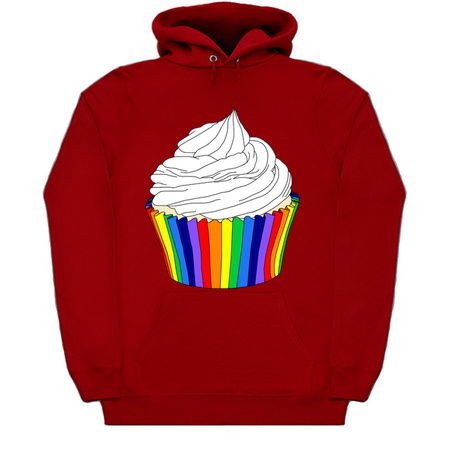 Rainbow Cupcake with Vanilla Icing tiny thumbnail