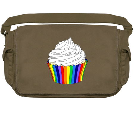 Rainbow Cupcake with Vanilla Icing tiny thumbnail