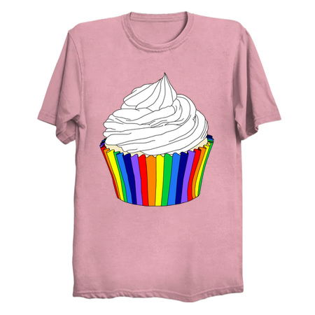 Rainbow Cupcake with Vanilla Icing tiny thumbnail