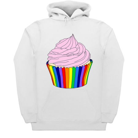 Rainbow Cupcake with Pink Frosting tiny thumbnail