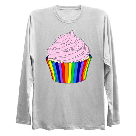 Rainbow Cupcake with Pink Frosting tiny thumbnail
