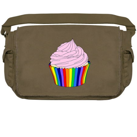 Rainbow Cupcake with Pink Frosting tiny thumbnail