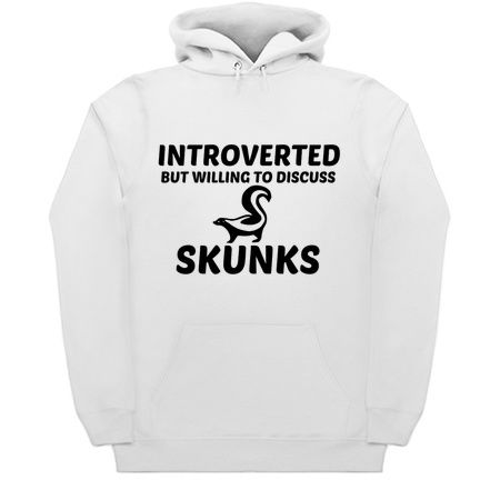 SKUNKS INTROVERTED BUT WILLING TO DISCUSS tiny thumbnail