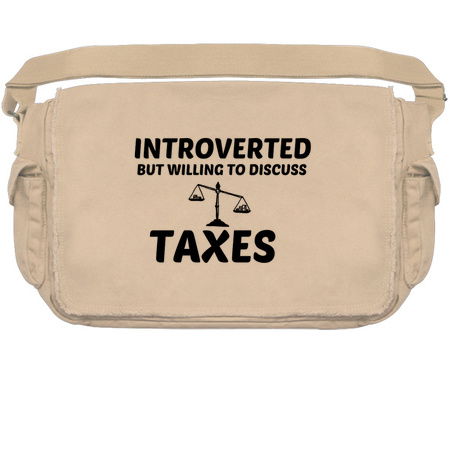 TAXES INTROVERTED BUT WILLING TO DISCUSS tiny thumbnail