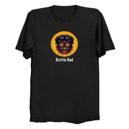 Rottweiler Dad Gift - Rottweiler Gift - Rottweiler Shirt - Rottweiler Gift For Men tiny thumbnail