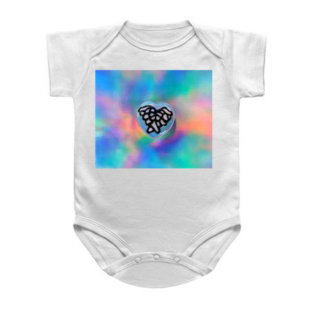 Guardian Angel Wing Opalite Heart tiny thumbnail