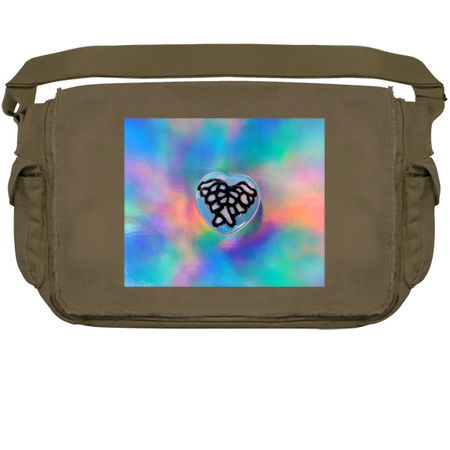 Guardian Angel Wing Opalite Heart tiny thumbnail