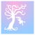 Blue to Pink Tree Swing Silhouette tiny thumbnail