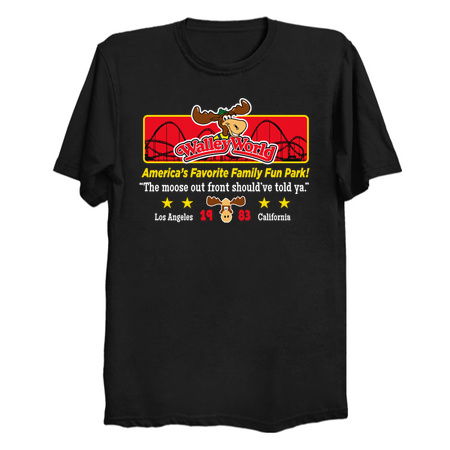 Walley World Moose Park's closed funny 80s Tee tiny thumbnail