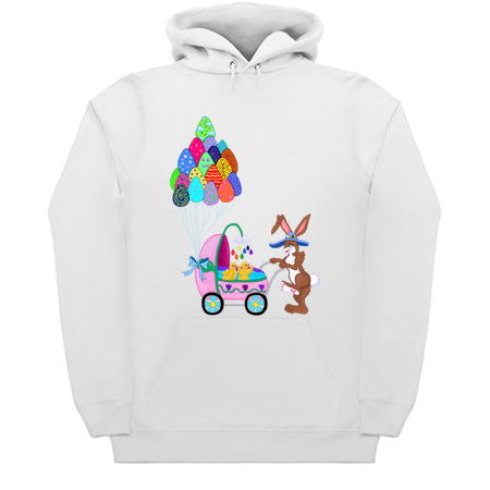 Easter Bunny and Chicks Baby Carriage Stroll tiny thumbnail