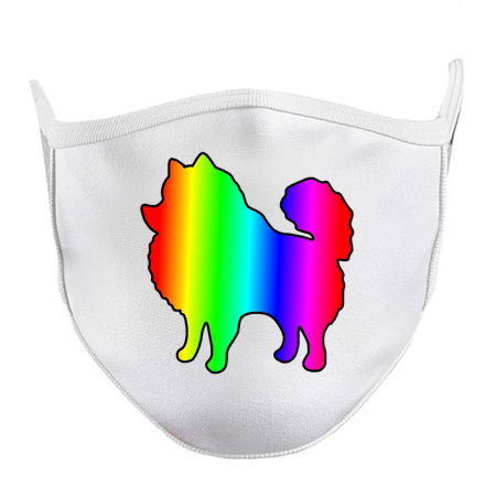 Rainbow Pomeranian Silhouette tiny thumbnail
