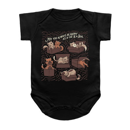 May You Always Be Happy cs a Cat in a Box Funny Cats tiny thumbnail