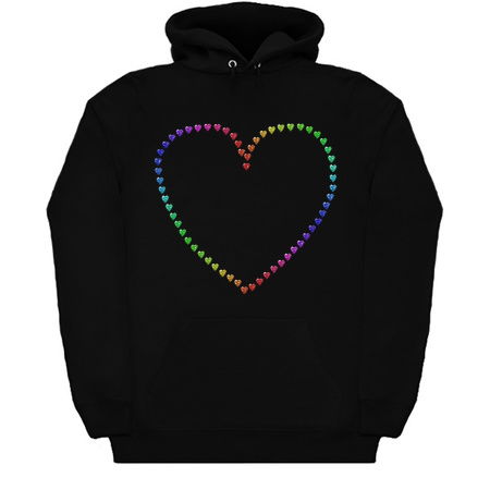 Sparkle Rainbow Heart Silhouette tiny thumbnail