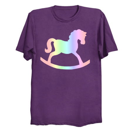 Pastel Rocking Horse Silhouette tiny thumbnail