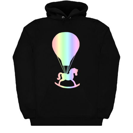 Pastel Rocking Horse Hot Air Balloon tiny thumbnail