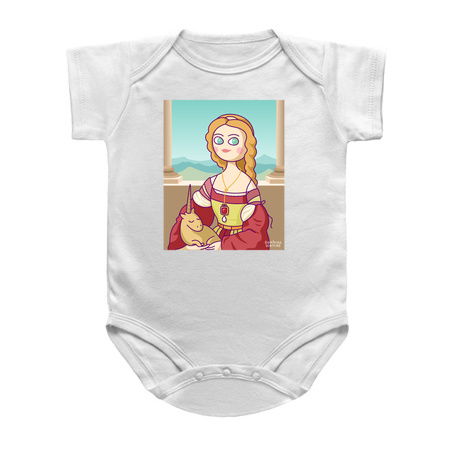 Portrait of Young Woman with Unicorn tiny thumbnail