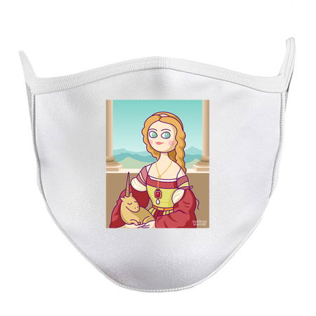 Portrait of Young Woman with Unicorn tiny thumbnail