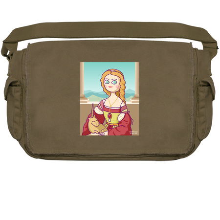 Portrait of Young Woman with Unicorn tiny thumbnail