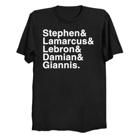 Stephen& Lamarcus& Lebron& Damian& Giannis. tiny thumbnail