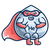 Superfluid Helium Kawaii Cute Science Superhero tiny thumbnail