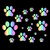 Pastel Rainbow Pawprint Pattern tiny thumbnail