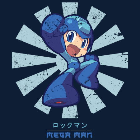 Mega Man Retro Japanese - NeatoShop