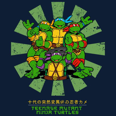 Retro teenage online mutant ninja turtles
