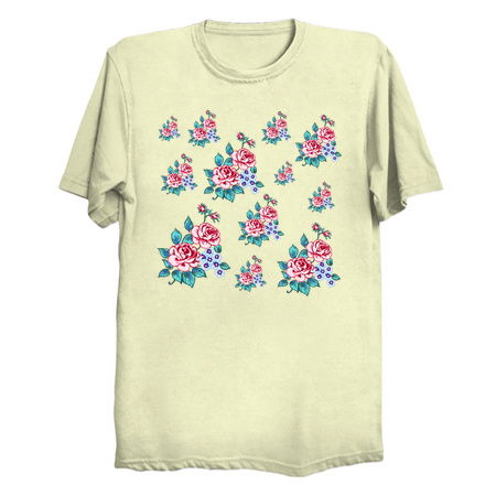 Delicate Rose and Flower Pattern tiny thumbnail