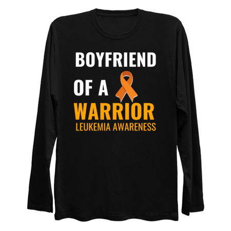BOYFRIEND OF A WARRIOR LEUKEMIA AWARENESS WHITE tiny thumbnail