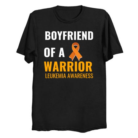 BOYFRIEND OF A WARRIOR LEUKEMIA AWARENESS WHITE tiny thumbnail