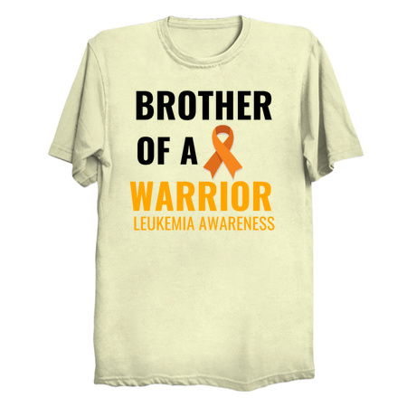 BROTHER OF A WARRIOR LEUKEMIA AWARENESS BLACK tiny thumbnail