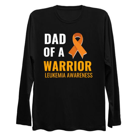 DAD OF A WARRIOR LEUKEMIA AWARENESS WHITE tiny thumbnail