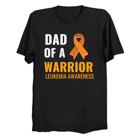 DAD OF A WARRIOR LEUKEMIA AWARENESS WHITE tiny thumbnail