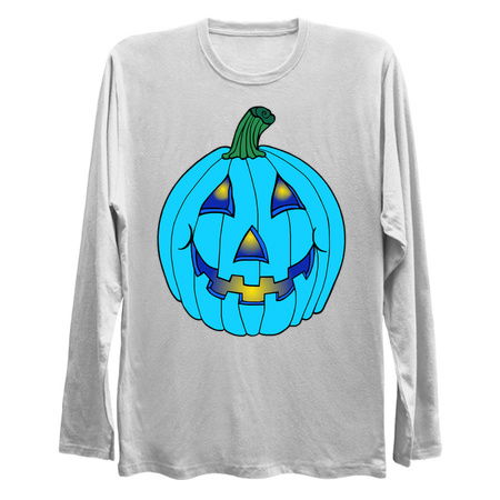 Blue Glowing Jack-O-Lantern Pumpkin tiny thumbnail