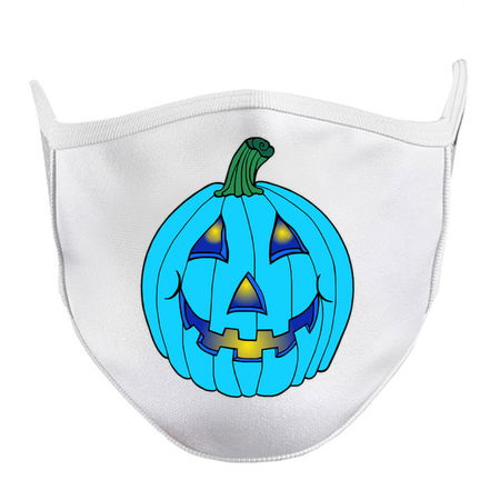 Blue Glowing Jack-O-Lantern Pumpkin tiny thumbnail