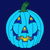 Blue Glowing Jack-O-Lantern Pumpkin tiny thumbnail