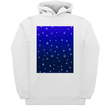 Snowflake Pattern Blue Night Sky tiny thumbnail