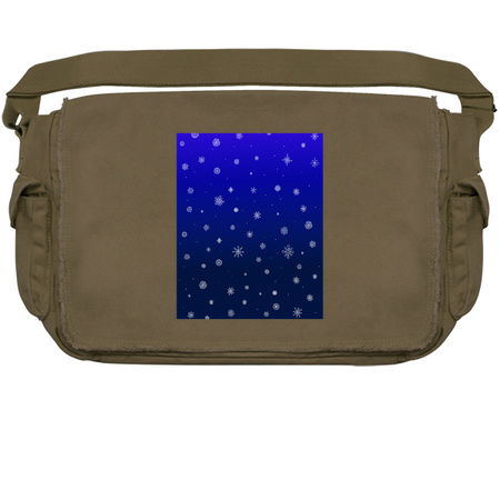 Snowflake Pattern Blue Night Sky tiny thumbnail