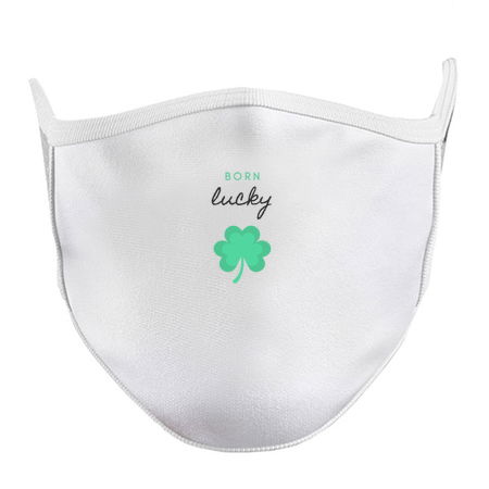 Born lucky St patrick's day clover tiny thumbnail