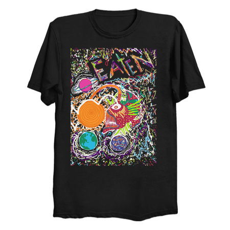 Eliot & the Evening Noose "Angler Fish" Black T-Shirt tiny thumbnail