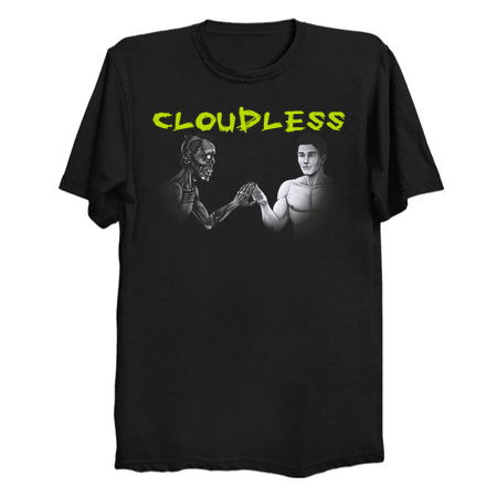 CLOUDLESS "True Reflection" Black T-Shirt tiny thumbnail