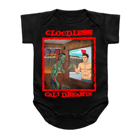 CLOUDLESS "Cali Dreamin" Black T-Shirt tiny thumbnail