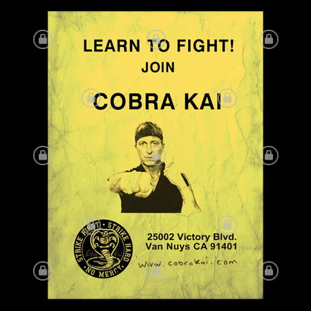 Learn To Fight Flyer Cobra Kai - NeatoShop